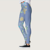 Met blues uitgedreven leggings (Links)
