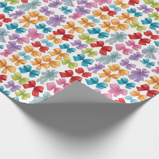 Met bogen erop cadeaupapier (Hoek)