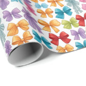 Met bogen erop cadeaupapier (Rol Hoek)