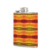 met bohemien omwikkeld vat heupfles (Links)