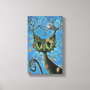 Met boomkat omwikkeld canvas