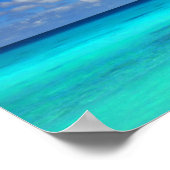 Met boten in een tropische lagune poster (Hoek)