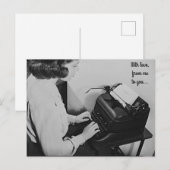 Met Briefkaart voor  liefdeszetmachines (Voorkant / Achterkant)