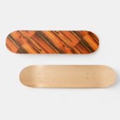 met bruin geweven planken Thunder_Cove Persoonlijk Skateboard (Horizontaal)