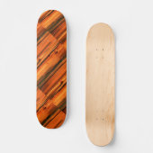 met bruin geweven planken Thunder_Cove Persoonlijk Skateboard (Voorkant)