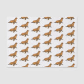 met bruin Zee Tissuepapier (Voorkant)