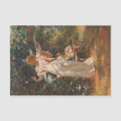 Met Butterflies spelen Alois Hans Schram Tissuepapier (Voorkant)