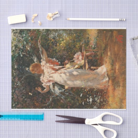 Met Butterflies spelen Alois Hans Schram Tissuepapier (Craft)