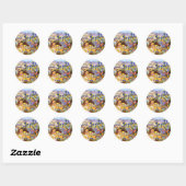 Met Cacti, Julian Onderdonk, Ronde Sticker (Vel)