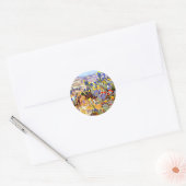 Met Cacti, Julian Onderdonk, Ronde Sticker (Envelop)