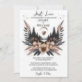 Met Casual hart niets Fancy gewoon liefde bruiloft Kaart (Voorkant)