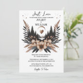 Met Casual hart niets Fancy gewoon liefde bruiloft Kaart (Staand voorkant)