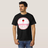 met chocolade bedekte aardbeienmerken T-Shirt (Voorkant volledig)