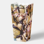 Met chocolade bedekte gezouten popcorn met Snoep Bedankdoosjes (Achterkant)