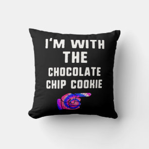 Met chocolade-koekje van Tie Dye Halloween Gift Kussen