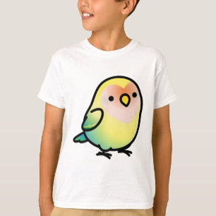 Met Chubby Peach bedekte Pied Lovebird T-shirt