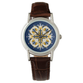 Met cijfers mooie Azulejo Radiance Horloge