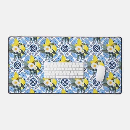 Met citroenen bureaumat (Keyboard & Muis)