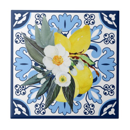 Met citroenen tegeltje (Voorkant)