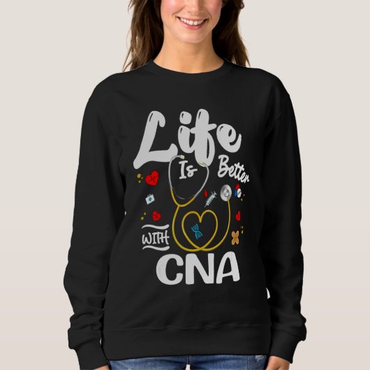 Met Cna Voor Cna Verpleging Trui (Voorkant)