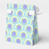 Met complimenten bedrijf pauw blauwgroen geschenkd bedankdoosjes (Achterkant)