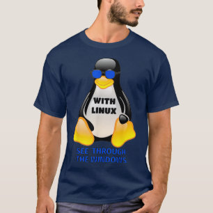 Met Computing Linu kunt u Windows Tu bekijken T-shirt