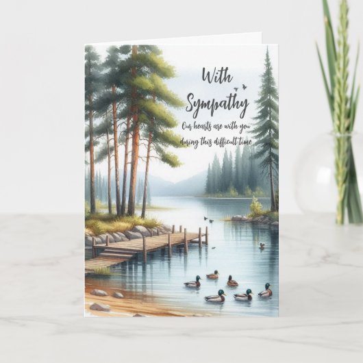 Met Condoleance Kaart (Voorkant)