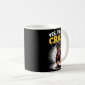 Met Crazy Guard Schattige Hond Grappige Dobermann Koffiemok (Voorkant rechts)