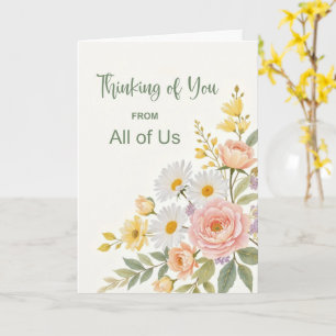 Met Dachten Aan Jou Van Ons Allen Zakelijke Onders Kaart