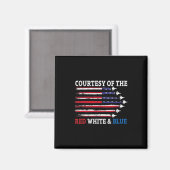 Met dank aan de rood wit en blauw magneet (Voorkant / Achterkant)