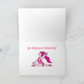 Met dank aan een gymnastiekcoach bedankkaart (Binnen)