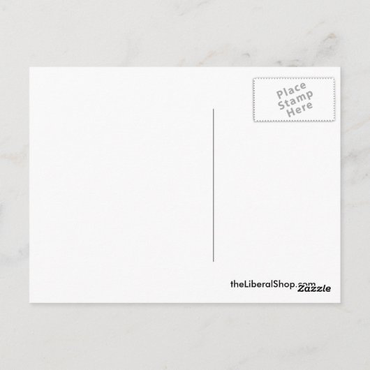 Met dank aan een liberaal Briefkaart (Achterkant)