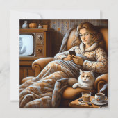 Met dank aan een online vriend | chronisch ziek kaart (Voorkant)