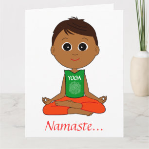 Met dank aan een yoga leraar bedankkaart