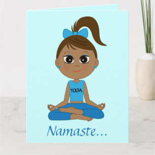 Met dank aan een yoga leraar bedankkaart