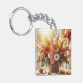 Met dank aan Herfst Flowers Sleutelhanger (Voorkant Links)