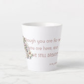 Met dank aan mijn donateur latte Mok (Voorkant)