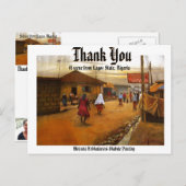 Met dank aan Mojisola A Gbadamosi-Okubule Briefkaart (Voorkant / Achterkant)