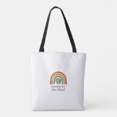 Met dank aan Our Planet Canvas tas – Eco-Friendly (Achterkant)