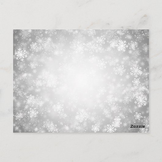 Met dank aan Silver Winter Wonderland Briefkaart (Achterkant)
