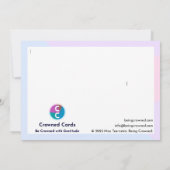 "Met dank" Bedankkaart (Achterkant)