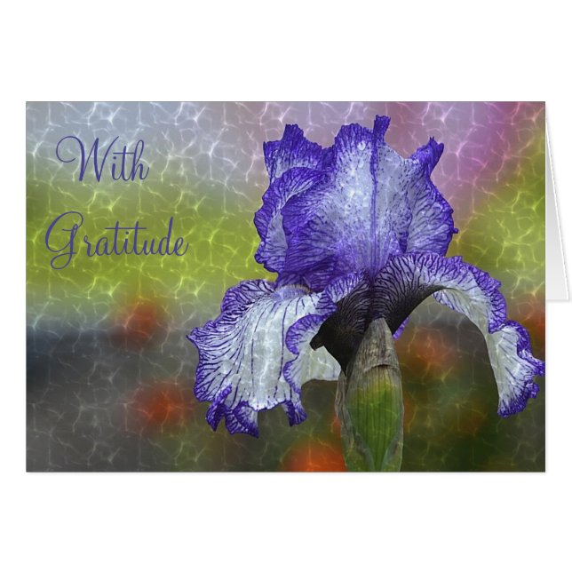 "Met dank" Dank u (Voorkant Horizontaal)