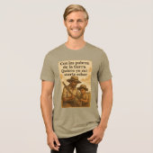 Met de Armen der Aarde Tri-Blend Shirt (Voorkant volledig)