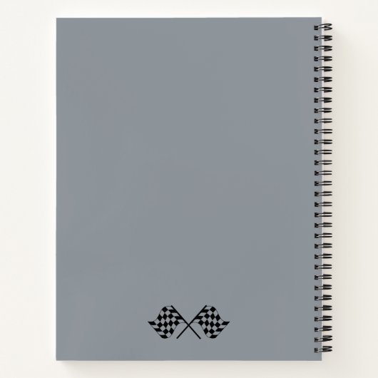 Met de auto gelijkgesteld Notitieboek (Achterkant)