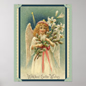 Met de beste paasmoes,  engel, poster (Voorkant)