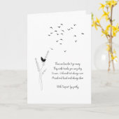 Met de beste sympathiekaart - Bereavement Kaart (Gele Bloem)