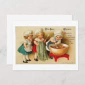 Met de beste wensen voor kinderen die een bankpas  briefkaart (Voorkant / Achterkant)