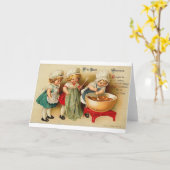 Met de beste wensen voor kinderen die een bankpas  kaart (Gele Bloem)