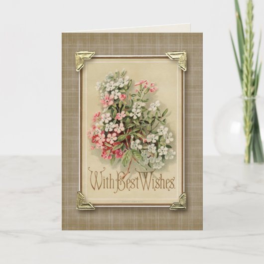 Met de beste wensen voortplanting kaart (Voorkant)