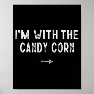 Met De Candy Corn Kostuum Bijpassende Luie Poster